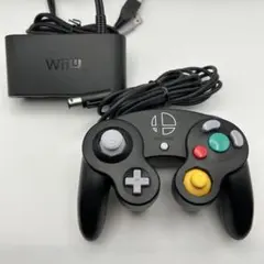ゲームキューブコントローラー(スマブラブラック)+GCコン 接続タップ
