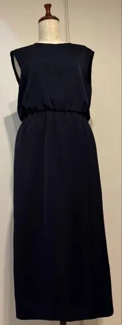 ユナイテッドアローズ　ロングワンピース　紺　M