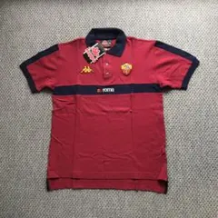 00-01 ASローマ　kappa トレーニングポロシャツ