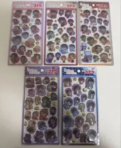 【正規品】名探偵コナン ポップシール うるちゅる　POP SEAL 5色セット