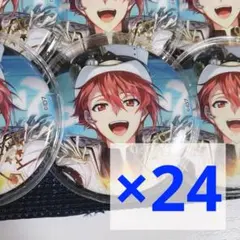 【24個 カバー付き】七瀬陸 ブラホワ アイナナ 缶バッジ