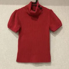 古着】BURBERRY BLUE LABEL タートルネックニット 肩ボタン - メルカリ