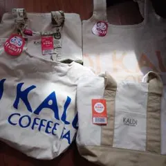 【未使用】KALDI COFFEE FARM 福袋の袋のみ　4点セット