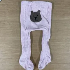 baby GAP くまさんタイツ　ピンク