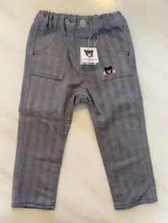 新品未使用DOUBLE B ストライプパンツ 90サイズ