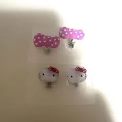 ハローキティ　イヤリング