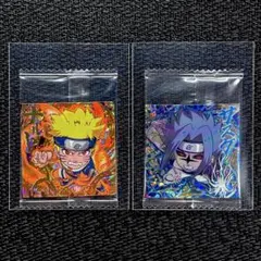 ナルト 疾風伝 忍界シールウエハース vol.4.5 CR ナルト サスケ①