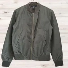 B2313 FOREVER 21 ブルゾン ジャンパー アウター(S) カーキのサムネイル
