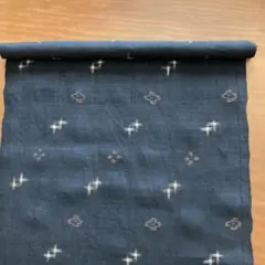 着物はぎれ　久米島紬　古布　絹　ハンドメイド
