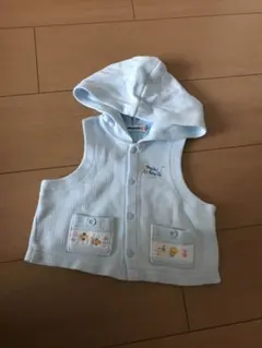 ミキハウスファースト 水色ベスト 80㎝