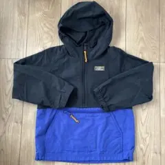 L.L.Bean フード付きジャケット L 6X-7 黒/青