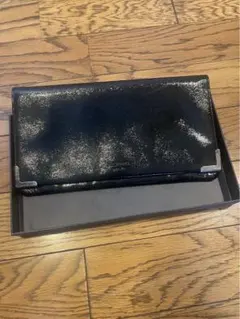 TOMMY HILFIGER エナメルクラッチバッグ　ユニセックス