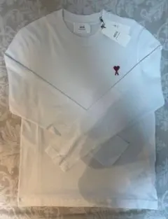 アミパリス　ホワイト オーガニックコットン AMI DE COEUR Tシャツのサムネイル