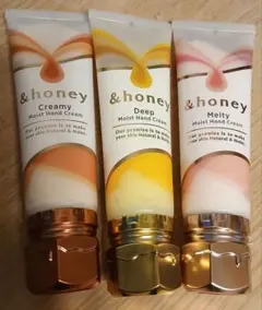【新品・未使用品】３種セット &honey ハンドクリームのサムネイル