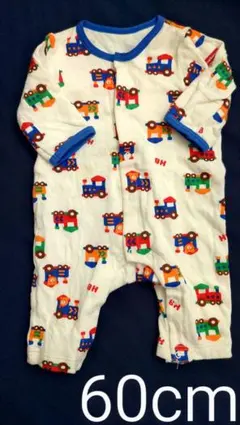 【ホットビスケッツ】長袖ロンパース　60cm