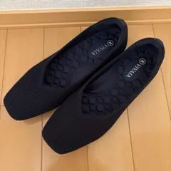 VIVAAIA MARGOT WALKER スクエアトゥ　ネイビー