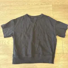 GU キッズ Tシャツ ブラック 110cm
