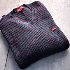 Supreme パープル 網目編み セーター L - メルカリ