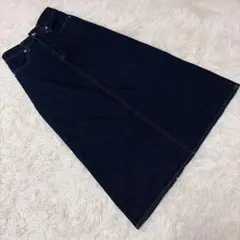 【美品❣️】無印良品　タイトスカート　デニム　ウエストゴム　シンプル　カジュアル