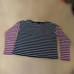SLY ストライプ柄 長袖Tシャツ フリーサイズ