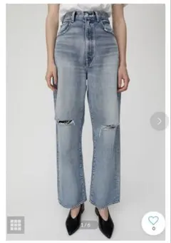 【 MOUSSY 】HW CRASH LOOSE STRAIGHT BLUのサムネイル