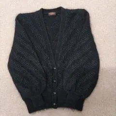 FUJI FASHION 黒 カーディガン