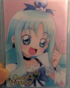 ウエハース　カード　 プリキュアウエハース4 キュアマリン HR