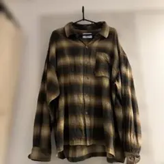 KEBOZ チェック柄 長袖シャツ