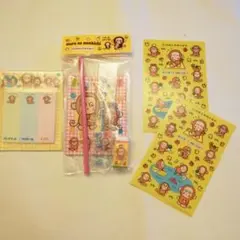 おさる文房具セット