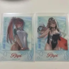 勝利の女神 NIKKE トレーディングクリアカード ラピ　2枚セット