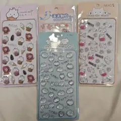 【新品】ぷくぷくキャンディシールセット 4点セット　ねこ