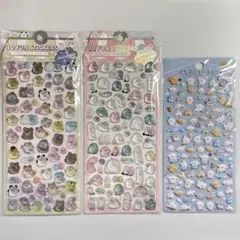 3Dシール セット　オバケーヌ　ボンボンドロップ風　ぷくぷくシール　海外製