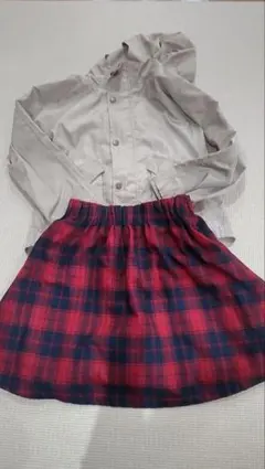 グローバルワーク　ブルゾンとスカートセット 120-130