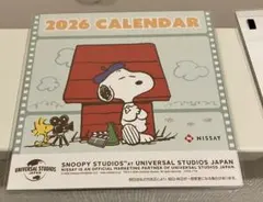 スヌーピー 2026年 卓上カレンダー