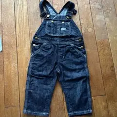 Lee インディゴ　デニム オーバーオール サロペット80