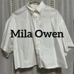 Mila Owen クロップドシャツ ホワイト