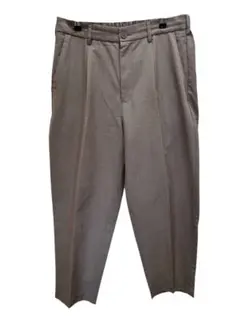 ユニクロ】 ドレープワイドクロップドパンツ（M）ネイビー 221-163833