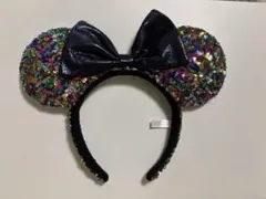 ディズニーカチューシャ　多色スパンコール