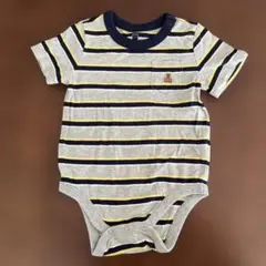 baby GAP ストライプロンパース 6-12ヶ月用