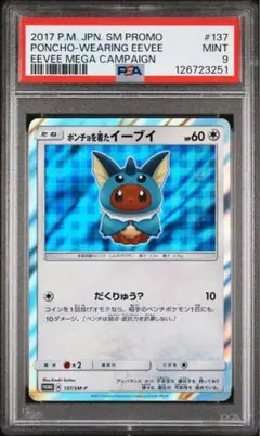 ポンチョを着たイーブイ　シャワーズ　ブースター　2枚セット　プロモカード メルカリ