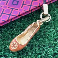 TORY BURCH トリーバーチ パンプス キーホルダー チャーム オレンジ
