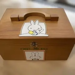 ミッフィー　救急箱　木製ファーストエイドキット 花柄　スタジオクリップ　コラボ ミッフィー 救急箱 木製ファーストエイドキット 花柄 スタジオ