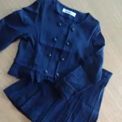 ファミリア　上品セットアップ120　入学式 見学 説明会 フォーマルにも。スーツ