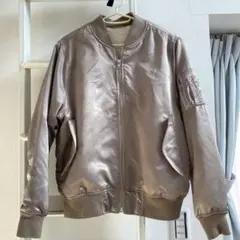 アウター　ブルゾン　ボア　ゴールド　M