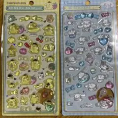 サンリオ　ボンボンドロップシール　ポムポムぷりん　シナモン