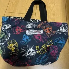 ヒスミニデビル　ハンドメイド カラフルトートバッグ　弁当入れ