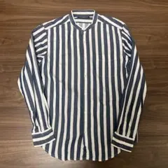 ユナイテッドアローズ グリーンレーベルリラクシング ストライプ シャツ　日本製