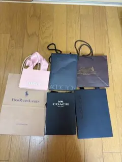 ブランドショッピングバッグセット　ラルフローレン、coach