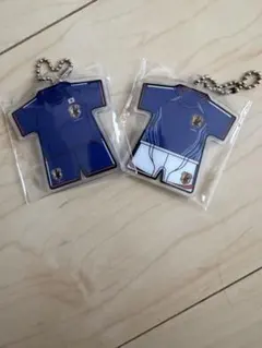 新品未使用　サッカー日本代表 アクリルチャーム 2個セットのサムネイル