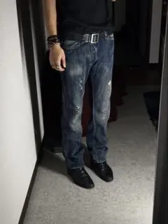 00s Archive Diesel Black Gold Slim Denim - メルカリ